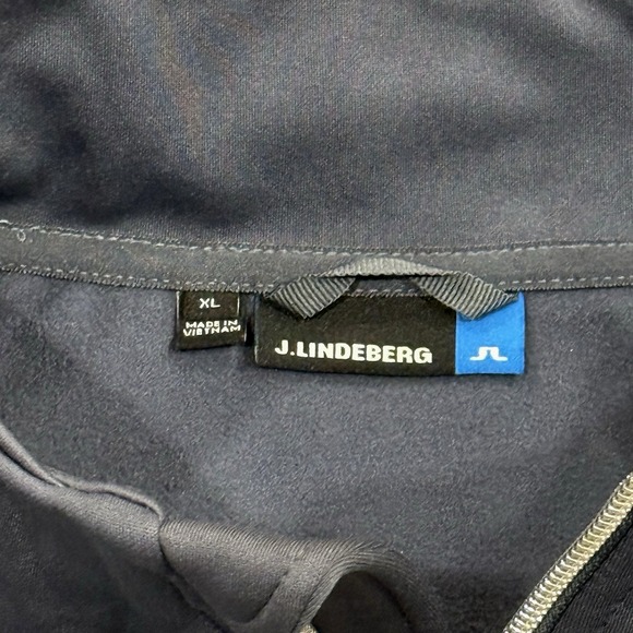 J Lindeberg Performance Tech Track Golf Jacket XL Huxley Jersey Full Zip Fleece - Picture 4 of 11